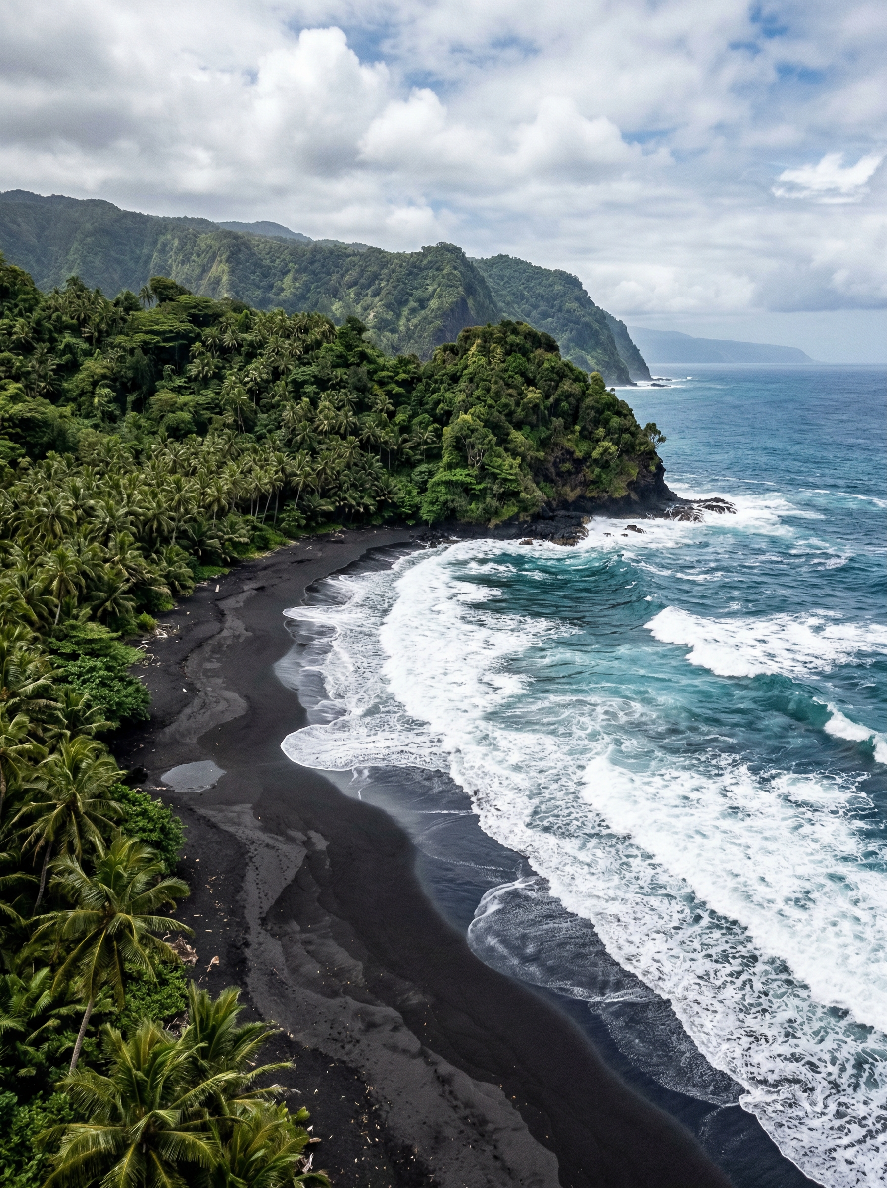 Aganoa Black Sand Beach
