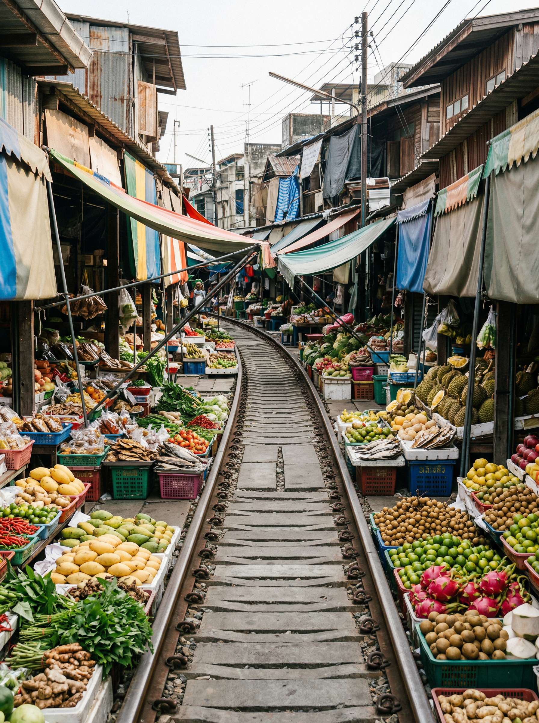 Mae Klong Railway Market