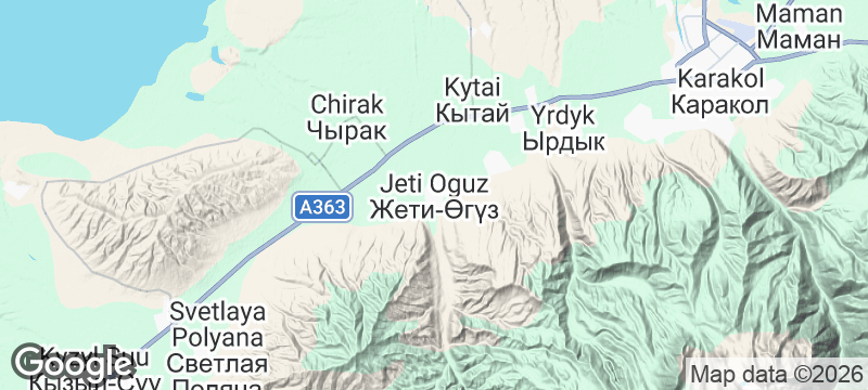 Terrain map