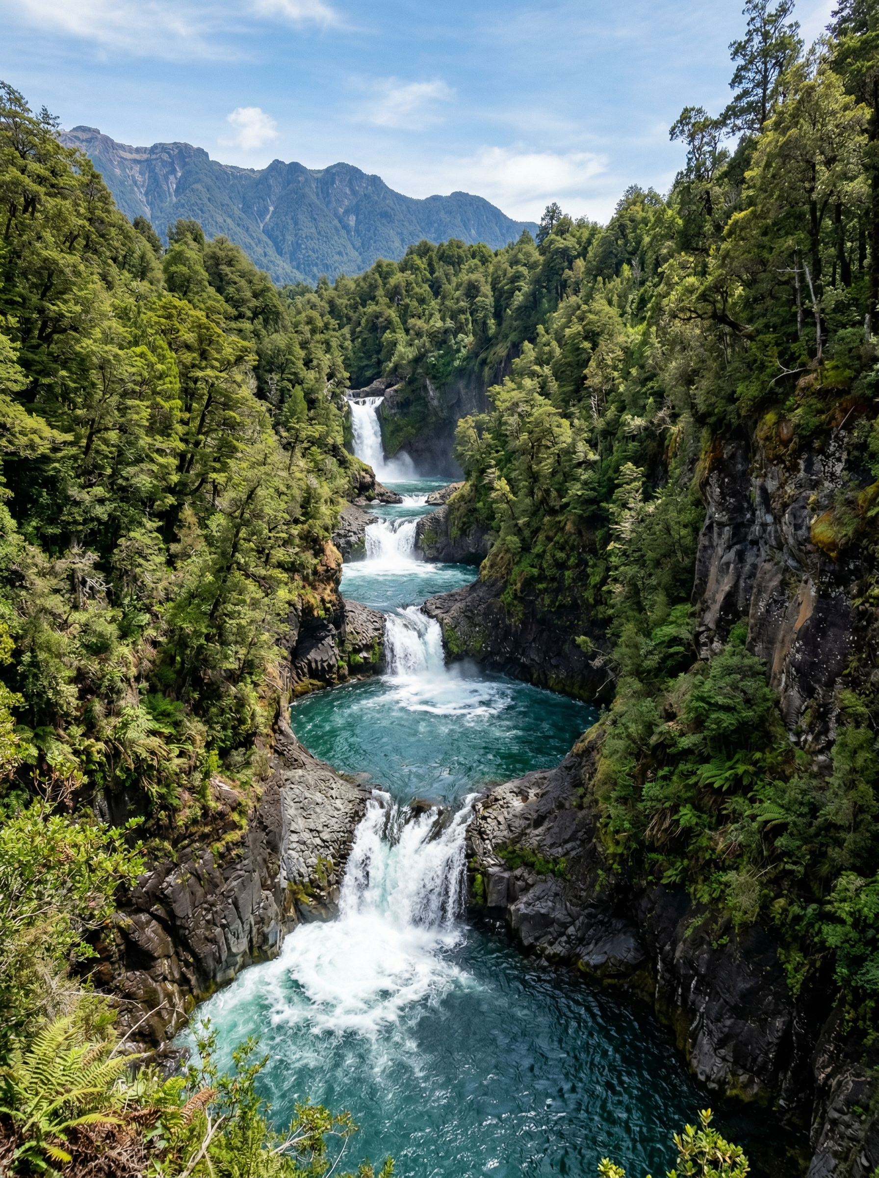 Parque Nacional Radal Siete Tazas